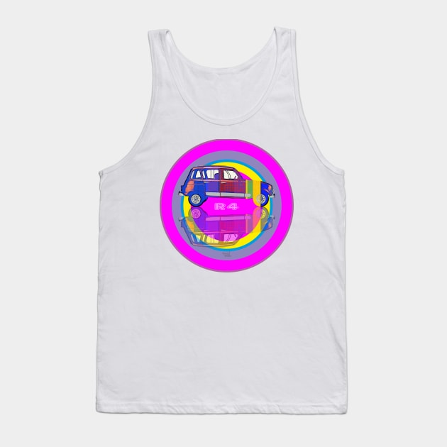 Renault 4 on target Tank Top by AaaahEeeekStudio